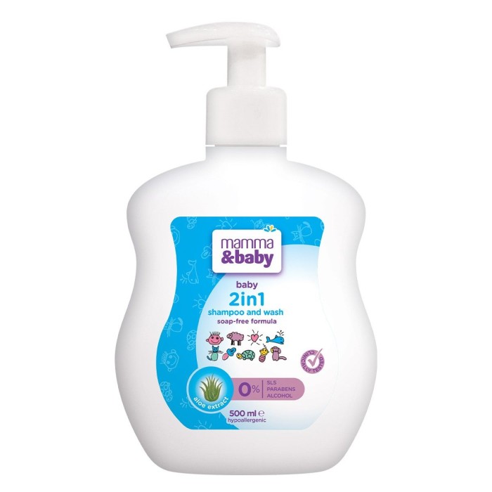 Mamma&Baby Baby Shower Gel & Shampoo 500ml