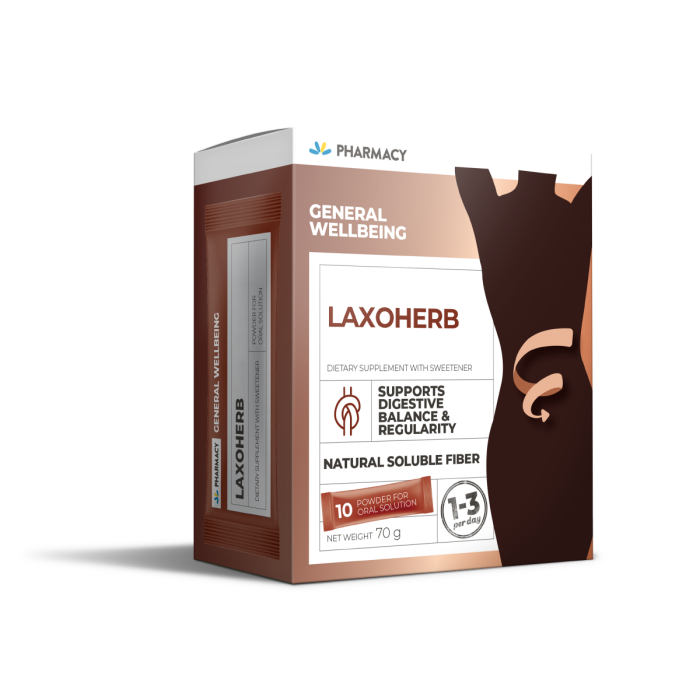 Pharmacy Laxoherb Συμπλήρωμα Διατροφής 10μχ