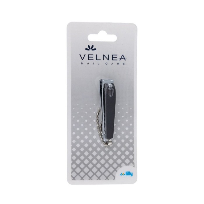 Velnea Nail Clipper Medium Black Νυχοκόπτης Μεσαίος 1τμχ