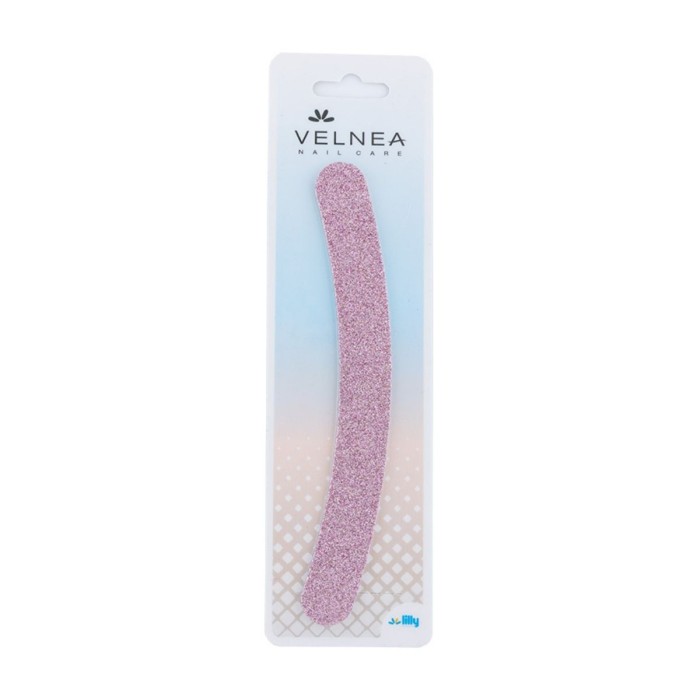 Velnea Nail File Pink Sparkle 1pcs