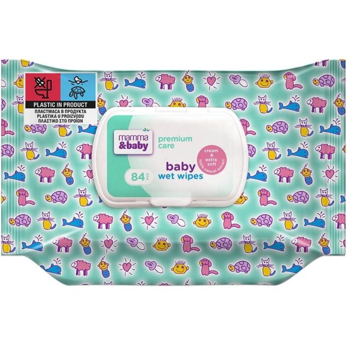 Mamma&Baby Wet Wipes 84pcs