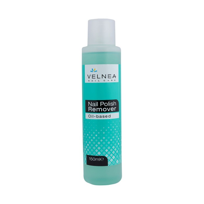 Velnea Nail Polish Remover with Oil & Acetone Green 150ml