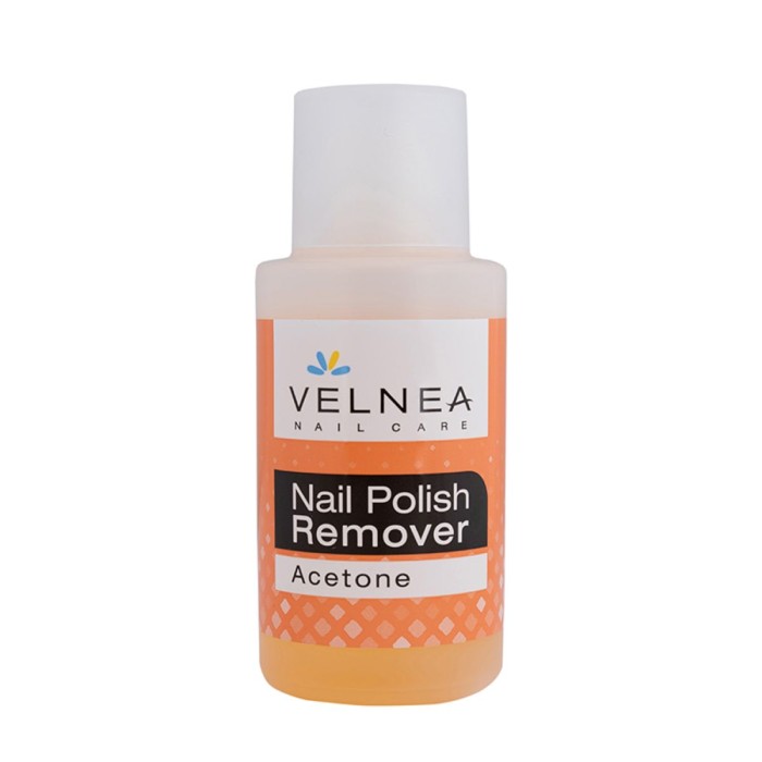 Velnea Nail Polish Remover with Acetone Orange 70ml