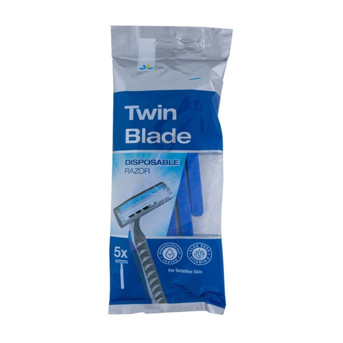 Velnea Men - Disposable Razors With 2 Blades, 5pcs