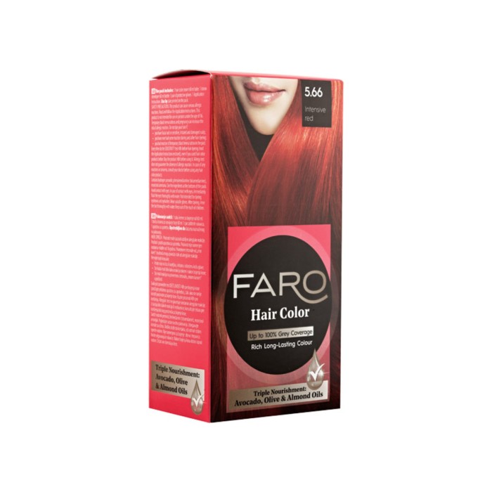 Faro Hair Dye 5.66 Intense Red