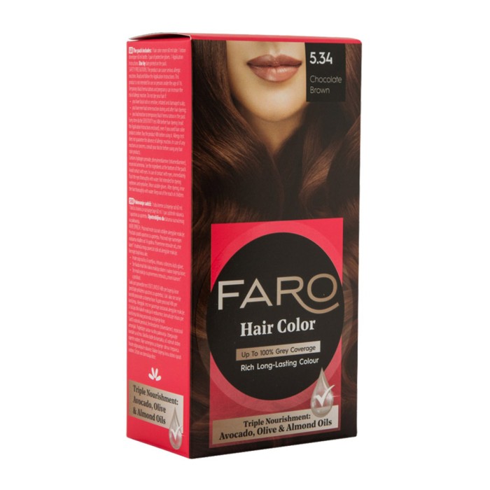 Faro Βαφή Μαλλιών 5.34 Καστανό Σοκολατί