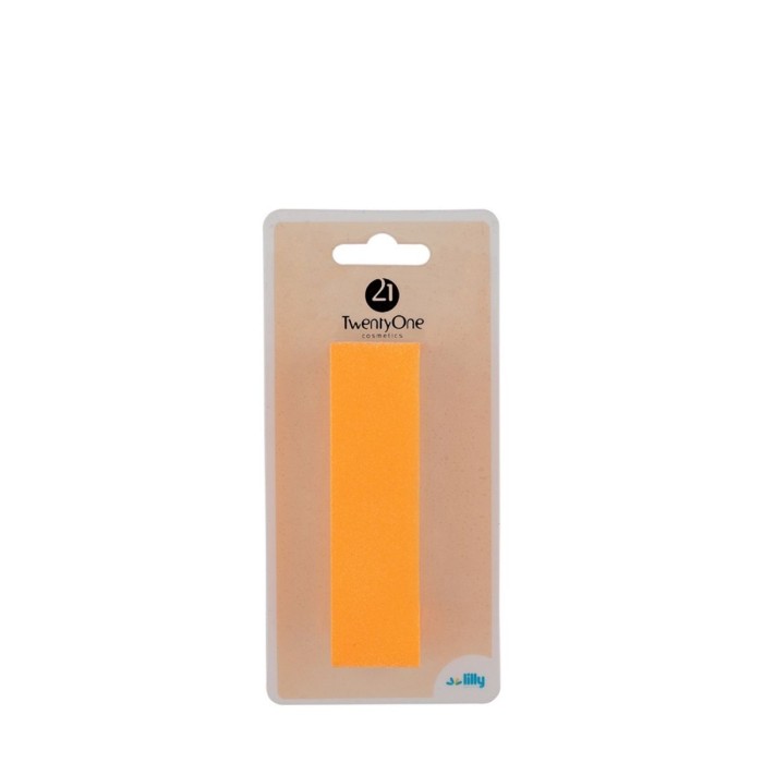 21 Nail File Blok Λίμα Νυχιών Orange