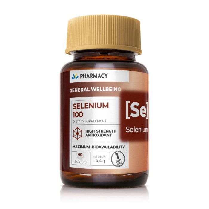PHARMACY Selenium 100, 60 Tabs