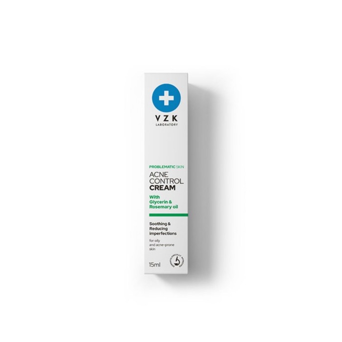 VZK Acne Control Cream Κρέμα για Έλεγχο της Ακμής 15ml