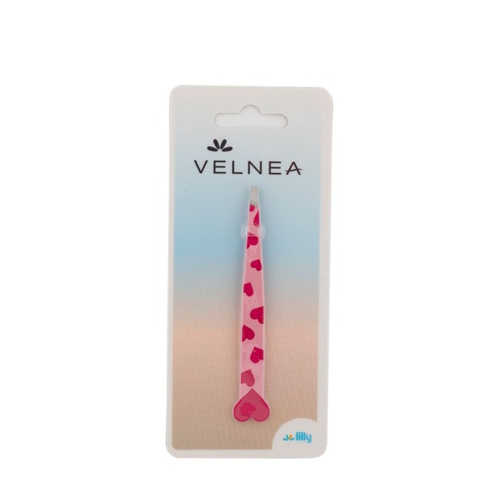 Velnea Classic Angled Τσιμπιδάκι Φρυδιών Ροζ