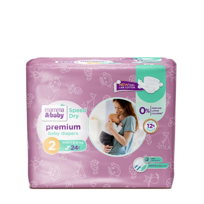 Mamma&Baby Baby Diapers 2 Mini 24pcs