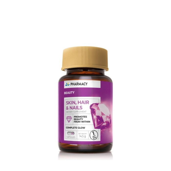 Pharmacy Skin, Hair & Nails Συμπλήρωμα Διατροφής για Δέρμα, Μαλλιά & Νύχια, 30 Caps