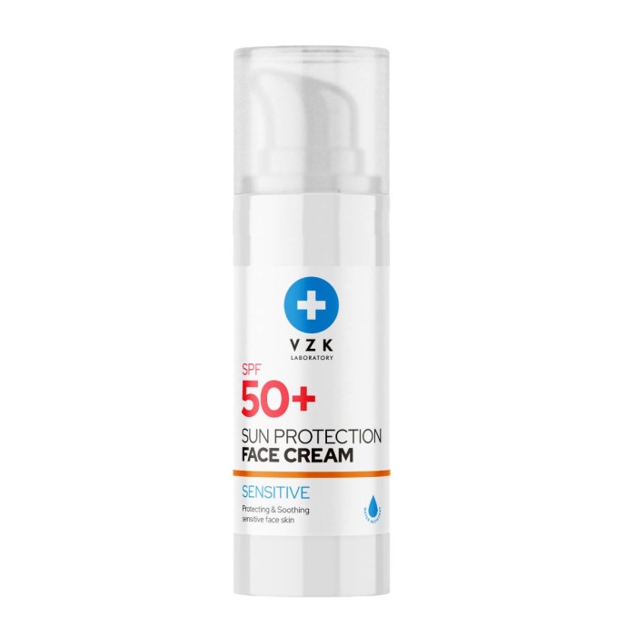 VZK Sensitive Sunscreen Face Cream SPF50+ 50ml