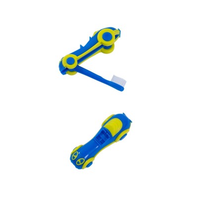 Dentility Kids Extra Soft Toothbrush Blue Car for Boys 1pcs