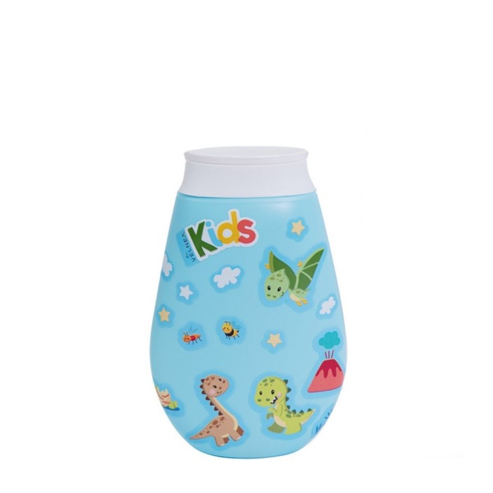 Velnea Kids 2in1 Σαμπουάν & Αφρόλουτρο με Αυτοκόλλητα Δεινόσαυρου 200ml