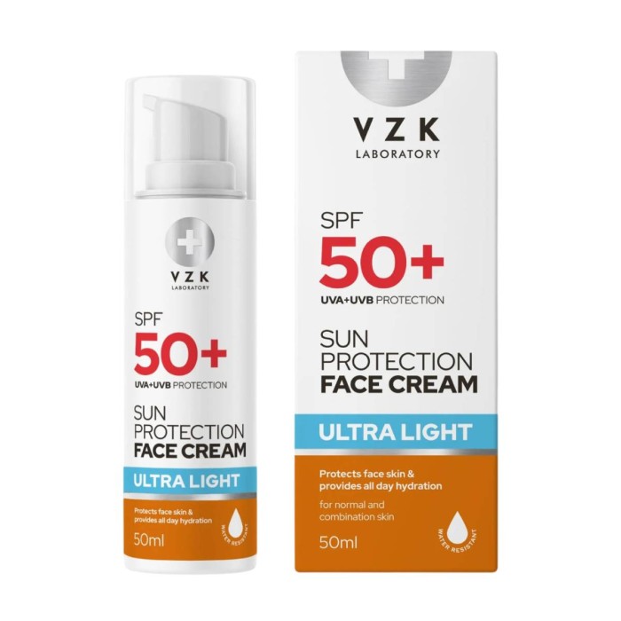 VZK Ultra Light Αντηλιακή Κρέμα Προσώπου SPF50+ 50ml
