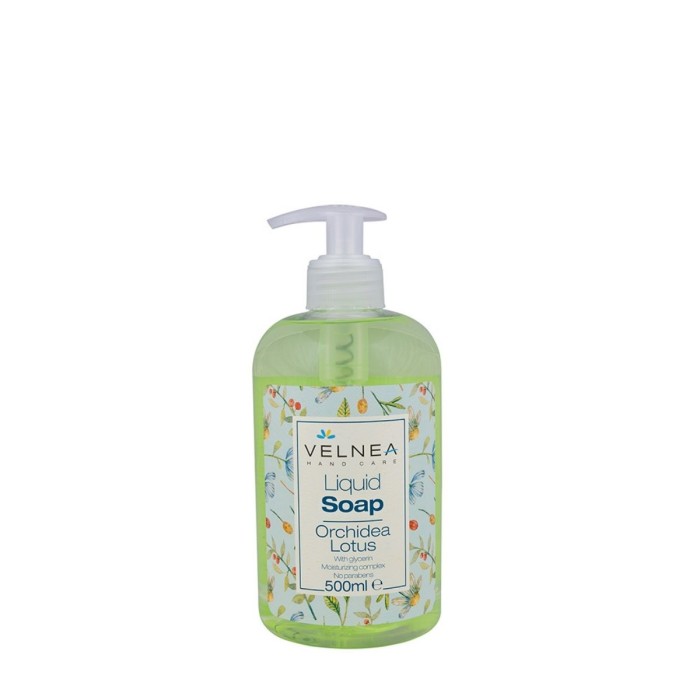 Velnea Liquid Soap Orchidea Lotus Κρεμοσάπουνο Χεριών 500ml
