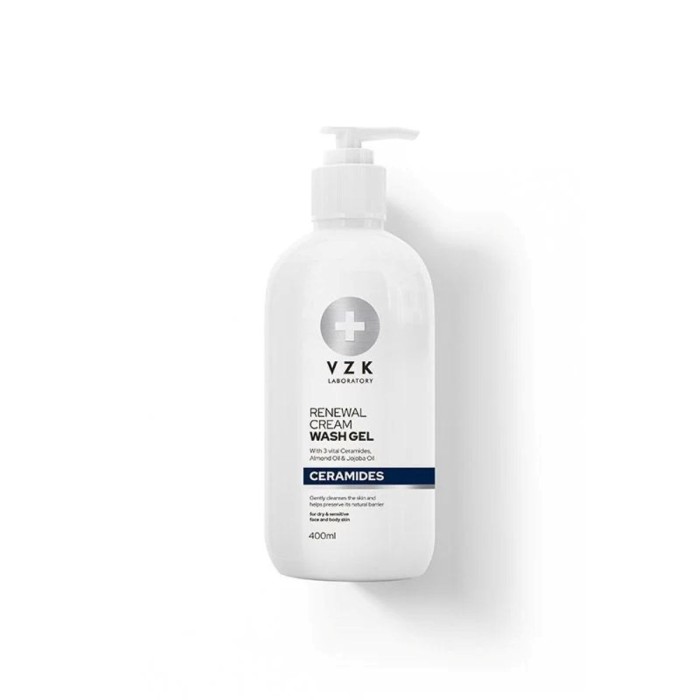 VZK Renewal Ceramide Cleansing Cream-Gel 400ml