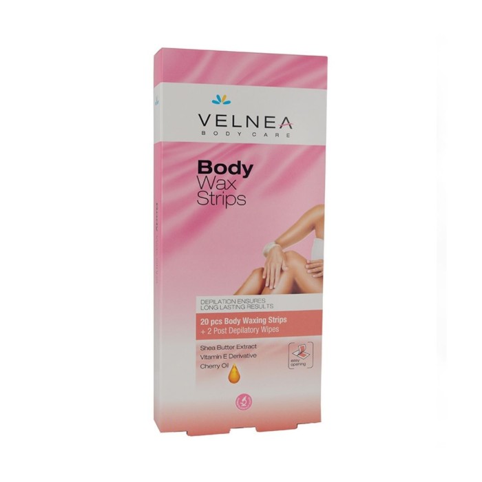 Velnea Body Strips Αποτριχωτικές Ταινίες Σώματος 20τμχ