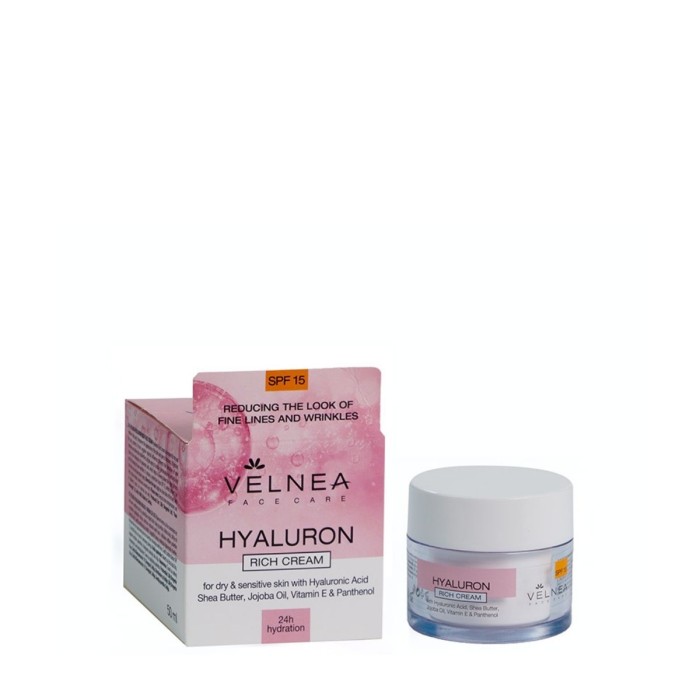 Velnea Hyaluron Rich Face Cream SPF15 50ml