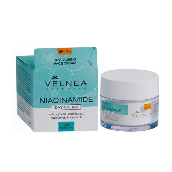 Velnea Niacinamide Day Face Cream 55+ Κρέμα Προσώπου Ημέρας SPF15 50ml