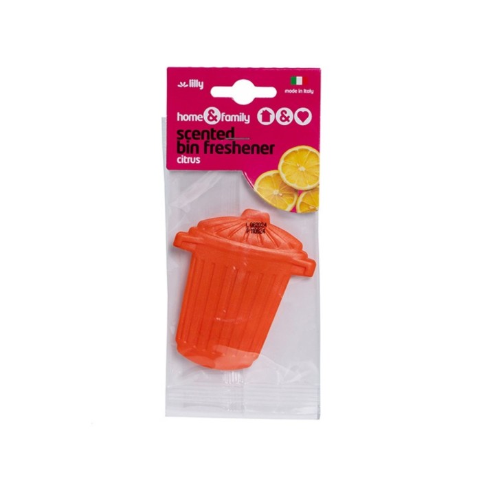 Home & Family Trash Can Air Freshener Citrus 1pc