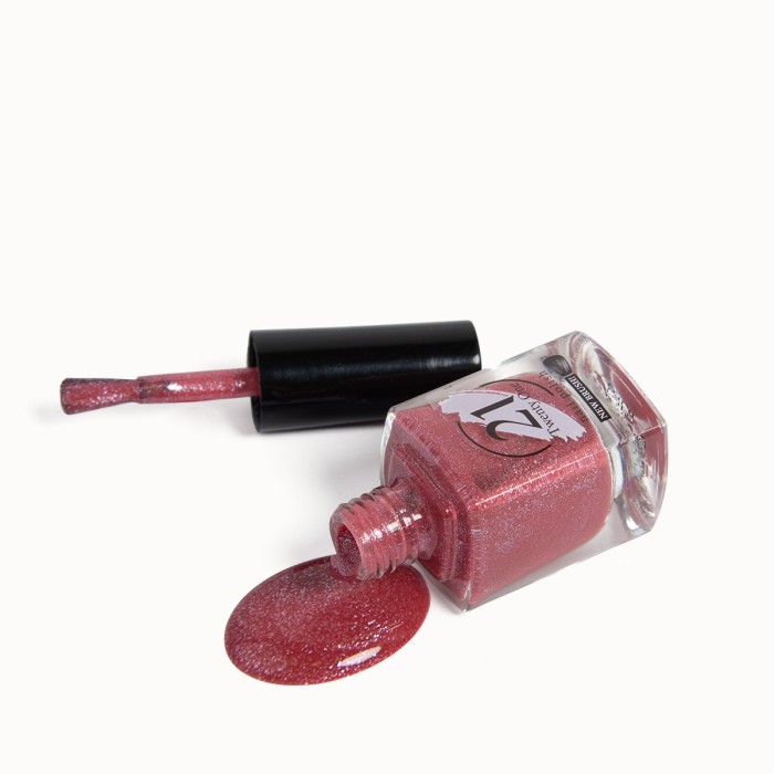 21 Nail Polish Βερνίκι Νυχιών 54 Pink Glitter 11ml