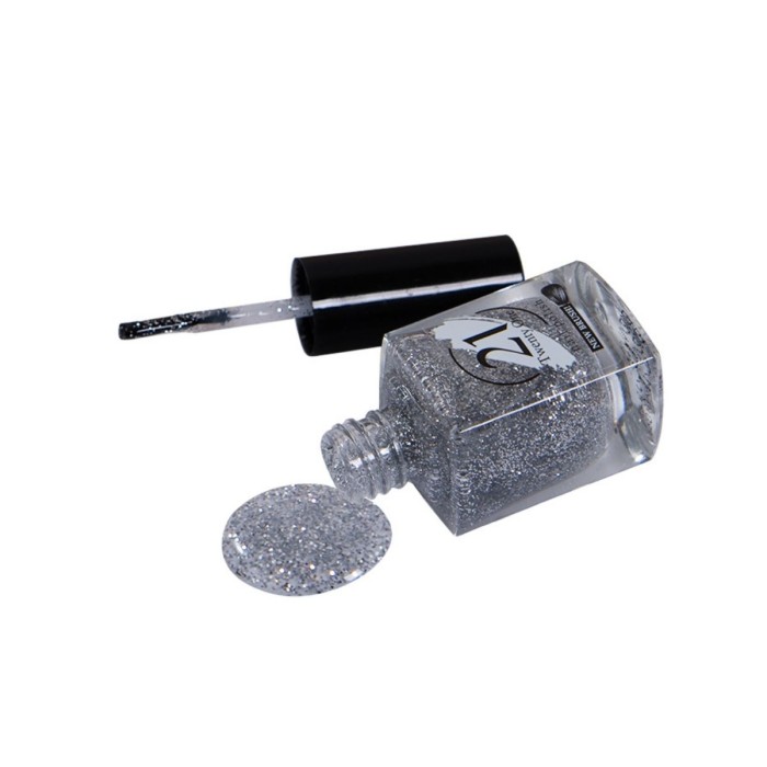 21 Nail Polish 22 Glitter Silver 11ml