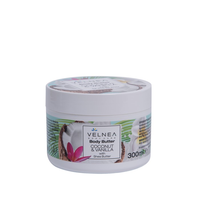 Velnea Coconut & Vanilla Body Butter Βούτυρο Σώματος 300ml