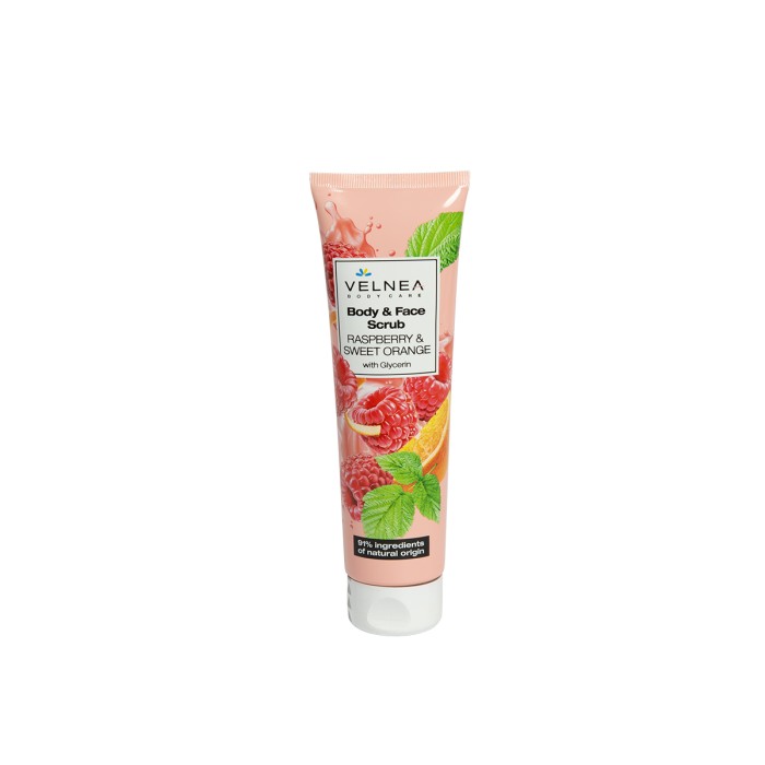 Velnea Raspberry Απολεπιστικό Προσώπου & Σώματος 150ml