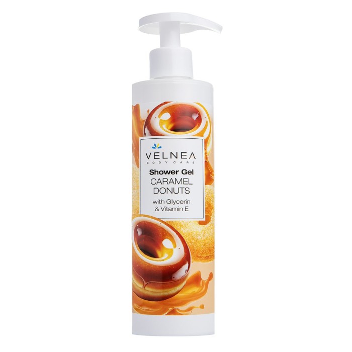 Velnea Shower Gel Αφρόλουτρο Caramel Donuts 400ml