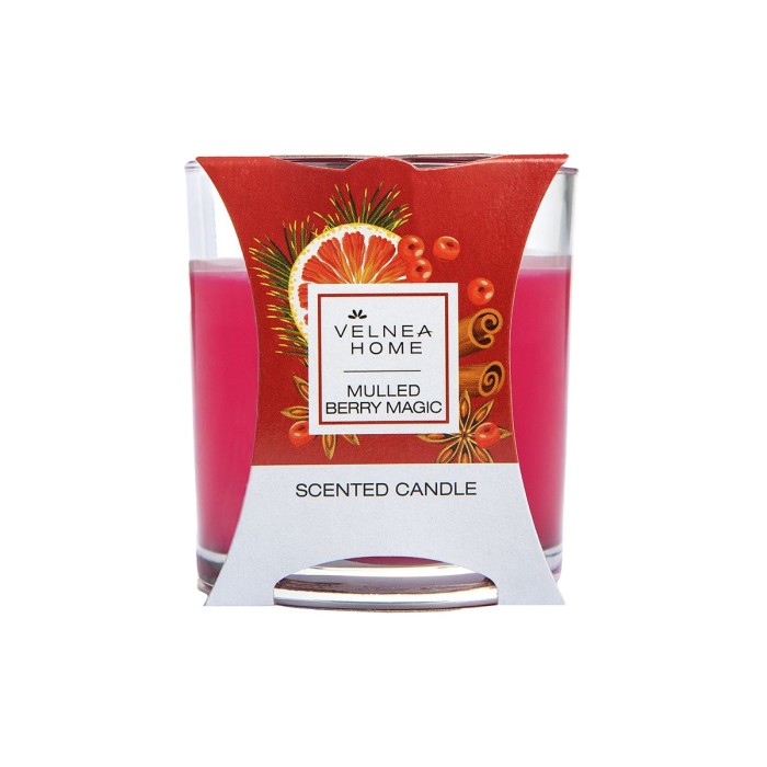 Velnea Home Scented Candle Forest Fruits Αρωματικό Κερί Φρούτα του Δάσους 110g