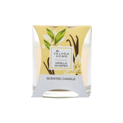 Velnea Home Scented Candle Vanilla Αρωματικό Κερί Βανίλια 110g