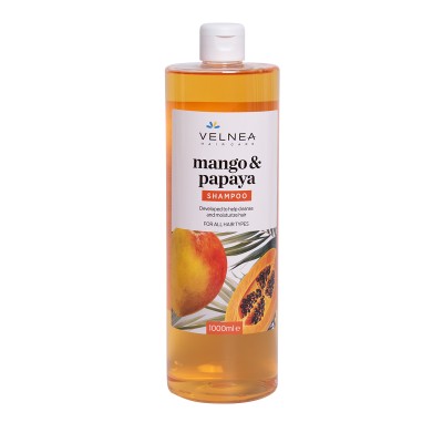 Velnea Shampoo Σαμπουάν Mango And Papaya 1000ml