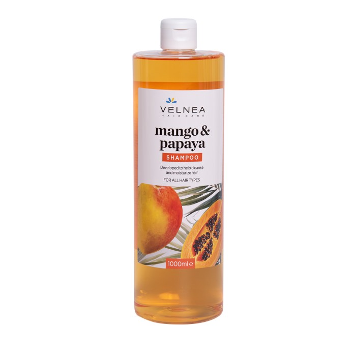 Velnea Shampoo Σαμπουάν Mango And Papaya 1000ml