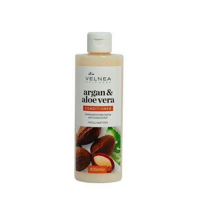 Velnea Conditioner Μαλλιών Argan And Aloe Vera 400ml