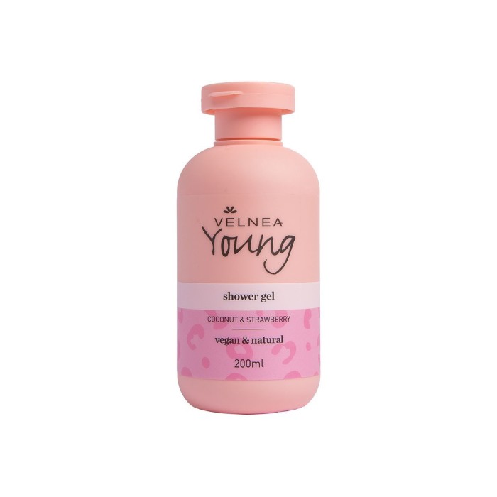 Velnea Young Shower Gel Coconut & Strawberry Αφρόλουτρο 200ml