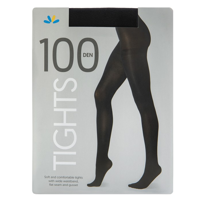 Lilly Tights 100 Den Nero 2