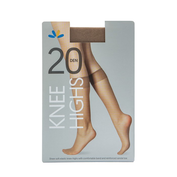 Lilly Tights Knee High 20 Den Nero