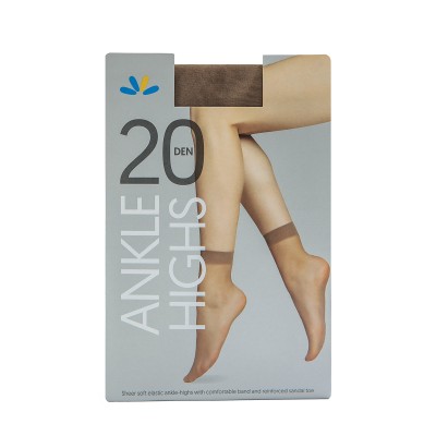 Lilly Ankle Socks Net Nero 1 Pair