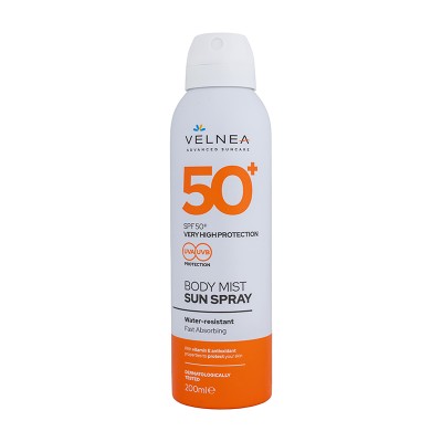 Velnea Sun Body Mist Sun Spray SPF50+ 200ml