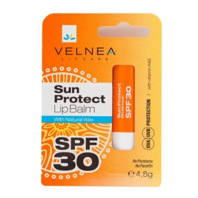 Velnea Sun Protect Βάλσαμο Χειλιών SPF30 4.8g
