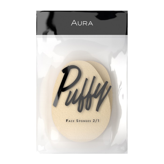 Aura Cosmetic Sponge 2/1 Puffy
