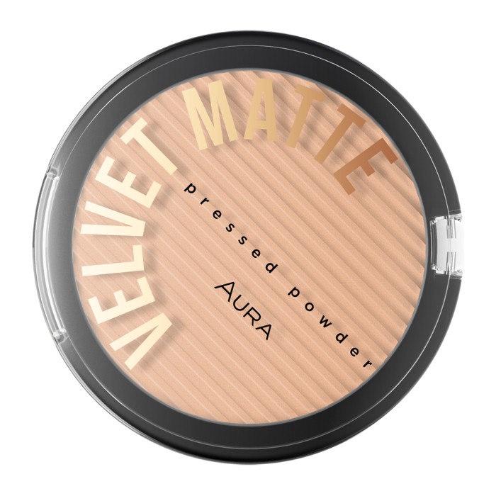 Aura Velvet Matte Pressed Powder 313 Honey 9g