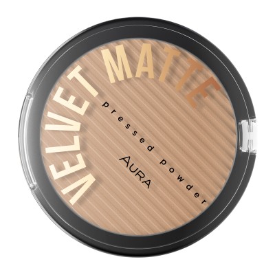 Aura Velvet Matte Pressed Powder 316 Medium Beige 9g