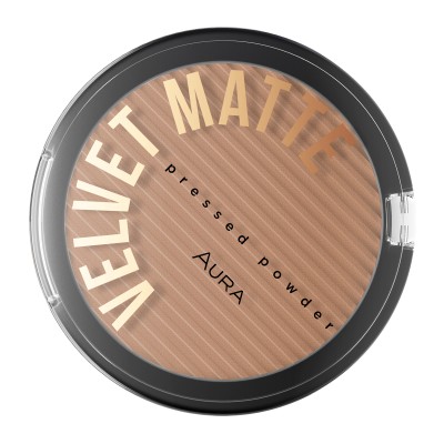 Aura Velvet Matte Pressed Powder 317 Warm Beige 9g