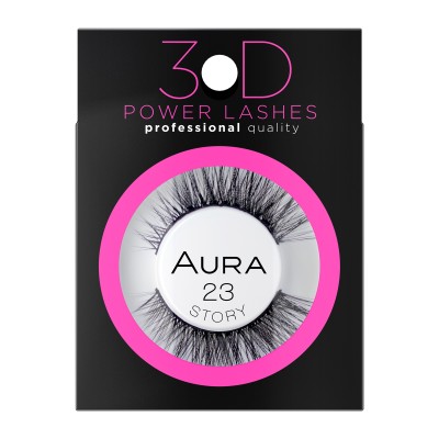 Aura 3D False Eyelashes No. 23 Story