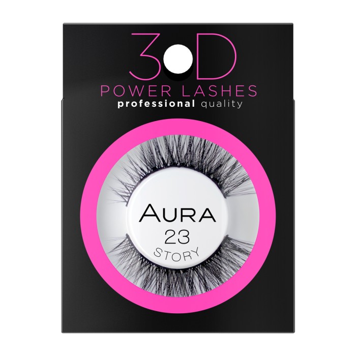 Aura 3D False Eyelashes No. 23 Story