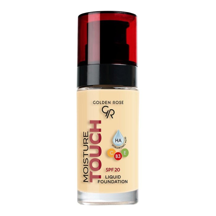 Golden Rose Moisture Touch Liquid Foundation 102 30ml