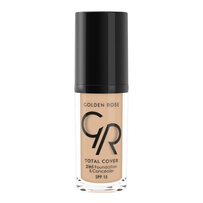 Golden Rose Total Cover 2 in 1 Foundation 05 30ml